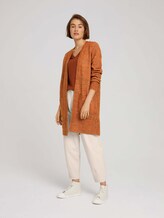 vest gemaakt van gerecycled polyester - Vrouwen - amber brown melange vest gemaakt van gerecycled polyester - Vrouwen - amber brown melange - 3 - TOM TAILOR Denim