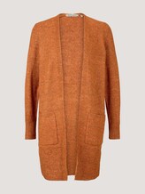 vest gemaakt van gerecycled polyester - Vrouwen - amber brown melange vest gemaakt van gerecycled polyester - Vrouwen - amber brown melange - 7 - TOM TAILOR Denim