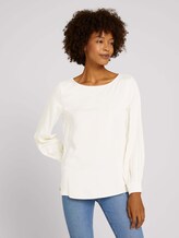 blouse with ruffles - Women - soft powder beige blouse with ruffles - Women - soft powder beige - 1 - Mine to five
