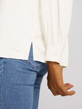 blouse with ruffles - Women - soft powder beige blouse with ruffles - Women - soft powder beige - 9 - Mine to five
