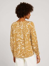 Bluse mit Raffungen - Frauen - green clay marble design Bluse mit Raffungen - Frauen - green clay marble design - 2 - Mine to five