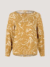 Bluse mit Raffungen - Frauen - green clay marble design Bluse mit Raffungen - Frauen - green clay marble design - 7 - Mine to five