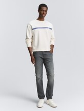 slim Piers jeans with organic cotton - Men - used dark stone grey denim slim Piers jeans with organic cotton - Men - used dark stone grey denim - 1 - TOM TAILOR Denim