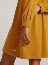 Fließendes Kleid mit V-Ausschnitt - Frauen - green clay Fließendes Kleid mit V-Ausschnitt - Frauen - green clay - 9 - Mine to five