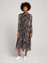 midi-jurk met motief - Vrouwen - brown marble design midi-jurk met motief - Vrouwen - brown marble design - 1 - Mine to five
