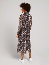 midi-jurk met motief - Vrouwen - brown marble design midi-jurk met motief - Vrouwen - brown marble design - 2 - Mine to five