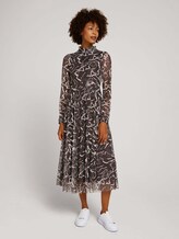midi-jurk met motief - Vrouwen - brown marble design midi-jurk met motief - Vrouwen - brown marble design - 3 - Mine to five