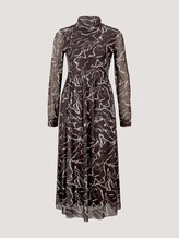 midi-jurk met motief - Vrouwen - brown marble design midi-jurk met motief - Vrouwen - brown marble design - 7 - Mine to five