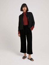 Ribbed turtleneck - Women - dark maroon red Ribbed turtleneck - Women - dark maroon red - 3 - TOM TAILOR