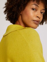 Sweater with collar details - Women - dusty lime Sweater with collar details - Women - dusty lime - 9 - Mine to five