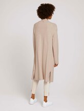 Langer Cardigan mit Taschen - Frauen - powder beige melange Langer Cardigan mit Taschen - Frauen - powder beige melange - 2 - Mine to five