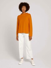 Sweatshirt mit Stehkragen - Frauen - pumpkin spice Sweatshirt mit Stehkragen - Frauen - pumpkin spice - 3 - Mine to five