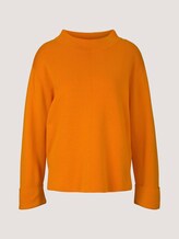 Sweatshirt mit Stehkragen - Frauen - pumpkin spice Sweatshirt mit Stehkragen - Frauen - pumpkin spice - 7 - Mine to five