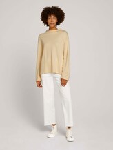 sweatshirt met rolkraag - Vrouwen - maple cream sweatshirt met rolkraag - Vrouwen - maple cream - 3 - Mine to five