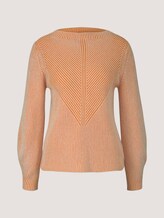gerippter Pullover - Frauen - pumpkin spice gerippter Pullover - Frauen - pumpkin spice - 7 - Mine to five