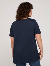 Curvy - T-Shirt mit Kellerfalte - Frauen - Sky Captain Blue Curvy - T-Shirt mit Kellerfalte - Frauen - Sky Captain Blue - 2 - My True Me