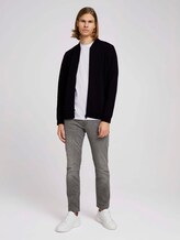 Bomberjacke aus Sweat mit Struktur - Männer - Black Bomberjacke aus Sweat mit Struktur - Männer - Black - 3 - TOM TAILOR Denim