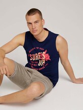Tanktop mit Print - Männer - Sailor Blue Tanktop mit Print - Männer - Sailor Blue - 5 - TOM TAILOR