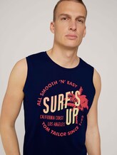 Tanktop mit Print - Männer - Sailor Blue Tanktop mit Print - Männer - Sailor Blue - 9 - TOM TAILOR