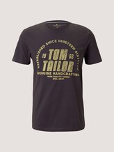 T-Shirt mit Print - Männer - Tarmac Grey T-Shirt mit Print - Männer - Tarmac Grey - 7 - TOM TAILOR
