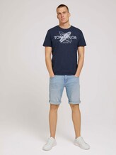 T-Shirt mit Print - Männer - Sailor Blue T-Shirt mit Print - Männer - Sailor Blue - 3 - TOM TAILOR