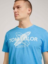 T-Shirt mit Print - Männer - aquarius turquoise T-Shirt mit Print - Männer - aquarius turquoise - 9 - TOM TAILOR