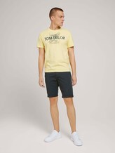 T-Shirt mit Print - Männer - pale straw yellow T-Shirt mit Print - Männer - pale straw yellow - 3 - TOM TAILOR