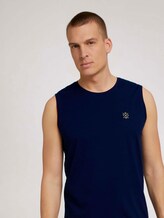 Basic tank top - Men - Sailor Blue Basic tank top - Men - Sailor Blue - 5 - TOM TAILOR