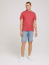 Poloshirt in leichter Waschung - Männer - Plain Red Poloshirt in leichter Waschung - Männer - Plain Red - 3 - TOM TAILOR