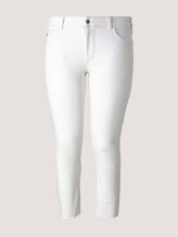 Plus - Slim Fit Jeans mit Fransen - Frauen - Whisper White Plus - Slim Fit Jeans mit Fransen - Frauen - Whisper White - 7 - My True Me