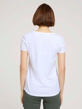 T-Shirt mit Schriftprint - Frauen - White T-Shirt mit Schriftprint - Frauen - White - 2 - TOM TAILOR Denim