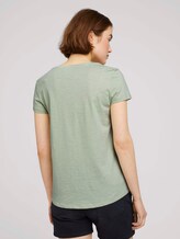 T-Shirt mit Schriftprint - Frauen - light dusty green T-Shirt mit Schriftprint - Frauen - light dusty green - 2 - TOM TAILOR Denim