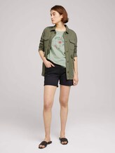 T-Shirt mit Schriftprint - Frauen - light dusty green T-Shirt mit Schriftprint - Frauen - light dusty green - 3 - TOM TAILOR Denim