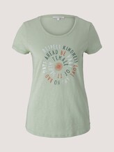 T-Shirt mit Schriftprint - Frauen - light dusty green T-Shirt mit Schriftprint - Frauen - light dusty green - 7 - TOM TAILOR Denim