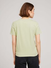 Loose Fit T-Shirt mit Knotendetail - Frauen - light dusty green Loose Fit T-Shirt mit Knotendetail - Frauen - light dusty green - 2 - TOM TAILOR Denim