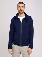 Sweatjacke mit Stehkragen - Männer - Sailor Blue Sweatjacke mit Stehkragen - Männer - Sailor Blue - 1 - TOM TAILOR