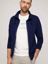 Sweatjacke mit Stehkragen - Männer - Sailor Blue Sweatjacke mit Stehkragen - Männer - Sailor Blue - 5 - TOM TAILOR