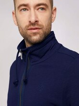 Sweatjacke mit Stehkragen - Männer - Sailor Blue Sweatjacke mit Stehkragen - Männer - Sailor Blue - 9 - TOM TAILOR