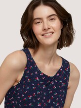 Ärmelloses Minikleid mit Blumenmuster - Frauen - navy flower print Ärmelloses Minikleid mit Blumenmuster - Frauen - navy flower print - 9 - TOM TAILOR Denim