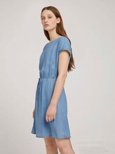 Mini Jeanskleid mit TENCEL™ Lyocell - Frauen - light stone bright blue denim Mini Jeanskleid mit TENCEL™ Lyocell - Frauen - light stone bright blue denim - 5 - TOM TAILOR Denim