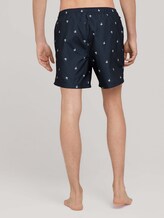 patterned swimming shorts - Men - navy white summer palm print patterned swimming shorts - Men - navy white summer palm print - 2 - TOM TAILOR Denim