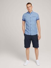 geruit overhemd - Mannen - Brilliant Blue Pint Stripe geruit overhemd - Mannen - Brilliant Blue Pint Stripe - 3 - TOM TAILOR