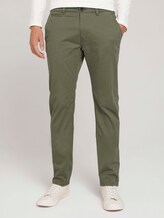 Tavis Slim Satin Hose mit Bio-Baumwolle - Männer - Oak Leaf Green Tavis Slim Satin Hose mit Bio-Baumwolle - Männer - Oak Leaf Green - 1 - TOM TAILOR