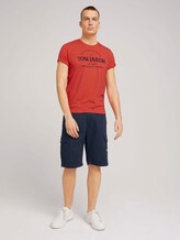 Logo Print T-Shirt - Männer - Plain Red Logo Print T-Shirt - Männer - Plain Red - 3 - TOM TAILOR