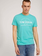 Logo Print T-Shirt - Männer - lake blue Logo Print T-Shirt - Männer - lake blue - 5 - TOM TAILOR