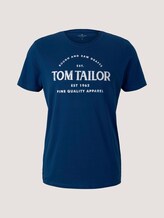 Logo Print T-Shirt - Männer - after dark blue Logo Print T-Shirt - Männer - after dark blue - 7 - TOM TAILOR