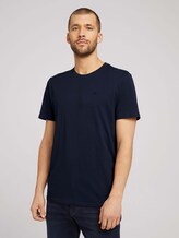 Basic T-Shirt - Männer - Dark Blue Basic T-Shirt - Männer - Dark Blue - 1 - TOM TAILOR