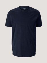 Basic T-Shirt - Männer - Dark Blue Basic T-Shirt - Männer - Dark Blue - 7 - TOM TAILOR