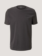 Basic T-Shirt - Männer - Tarmac Grey Basic T-Shirt - Männer - Tarmac Grey - 7 - TOM TAILOR