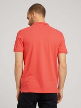 Poloshirt mit Logo - Männer - Plain Red Poloshirt mit Logo - Männer - Plain Red - 2 - TOM TAILOR